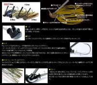 deps　コンツアージグ　〈1/4oz〉〈3/8oz〉〈1/2oz〉〈5/8oz〉