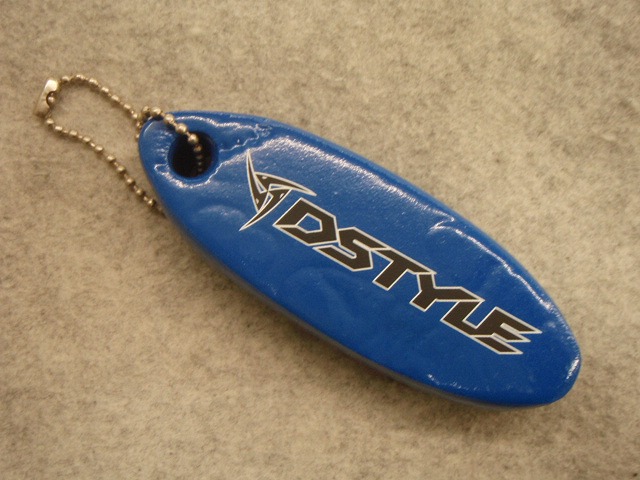 DSTYLE ロゴ　キーフローター　ブルー