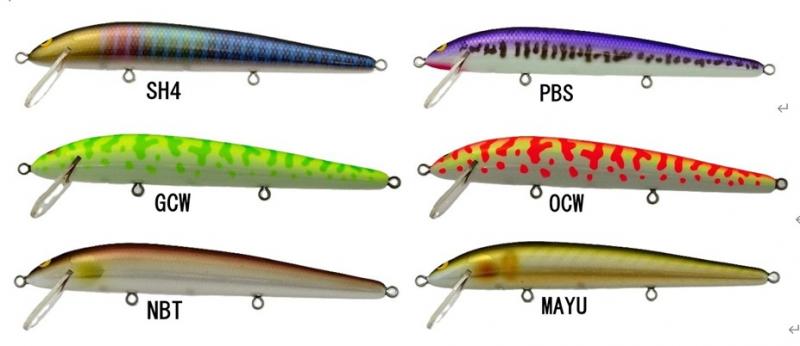 LURE SHOP SUBMARINE / ウッドリーム ノーネイム・ミノー120