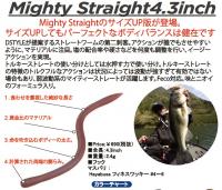 DSTYLE　Mighty Straight (マイティーストレート)　4.3インチ【Feco認定】