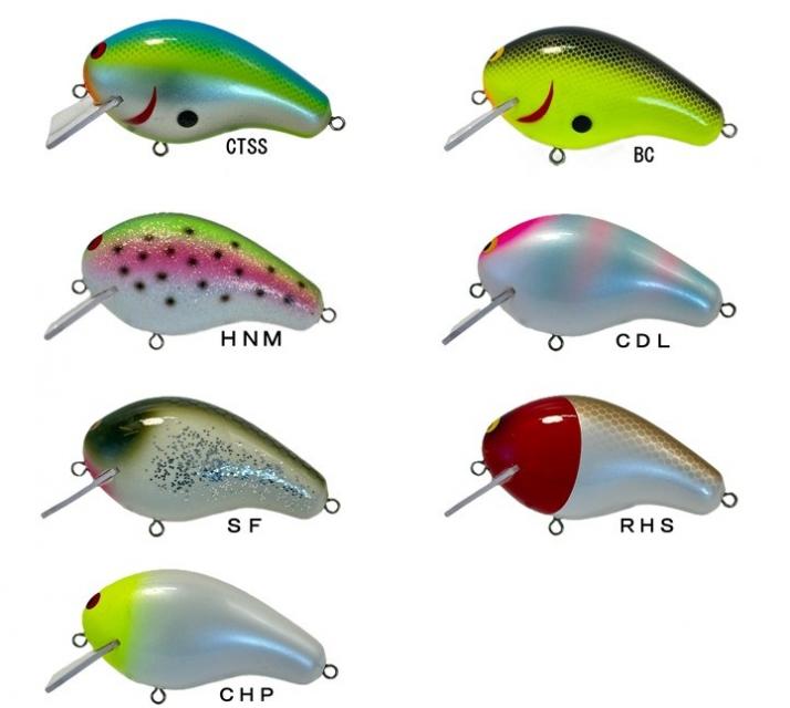 ウッドリーム　ノーネイムクランク　5点セット LURE SHOP SUBMARINE / ウッドリーム ノーネイムクランク(ポリカリップ