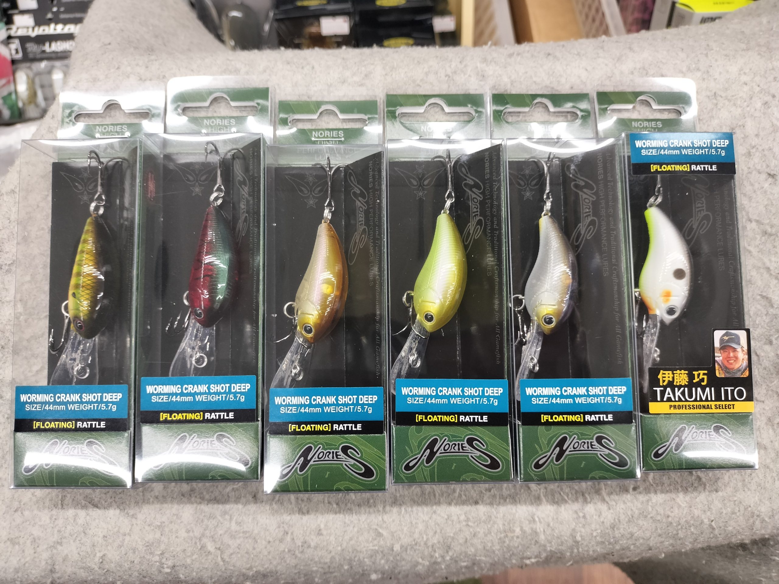 ノリーズ】ワーミングクランク ショット ディープ（新色あり）再入荷